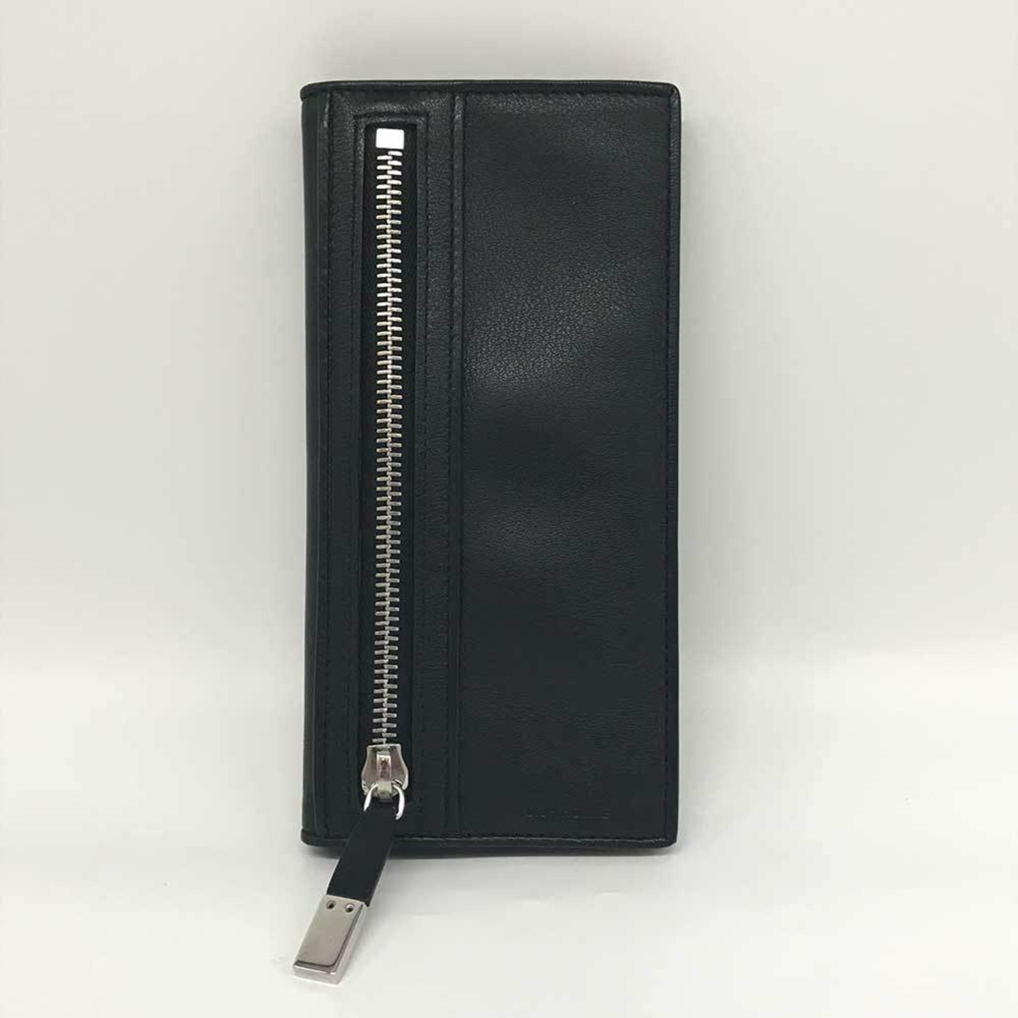 Dior Homme Long Wallet BiFold Billfold Black Dior Homme